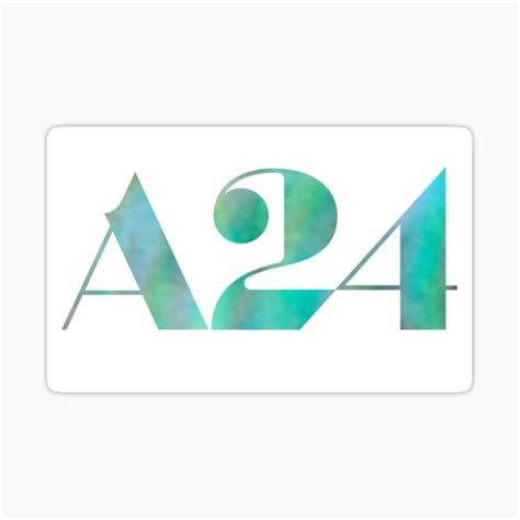 "A24 Logo" Sticker for Sale by generallketchup | Redbubble