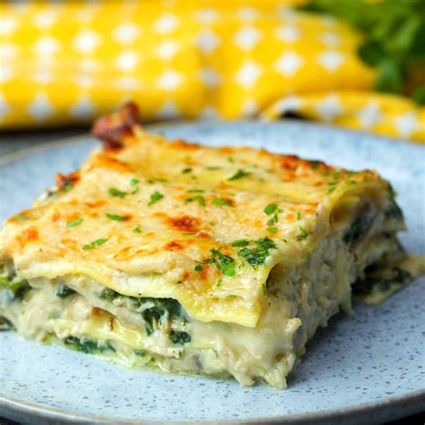 Creamy Parmesan Mushroom Chicken Lasagna - Cooking TV Recipes