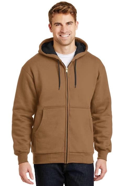 CornerStone – Heavyweight Full-Zip Hooded Sweatshirt with Thermal Lining. CS620 – Bender Apparel