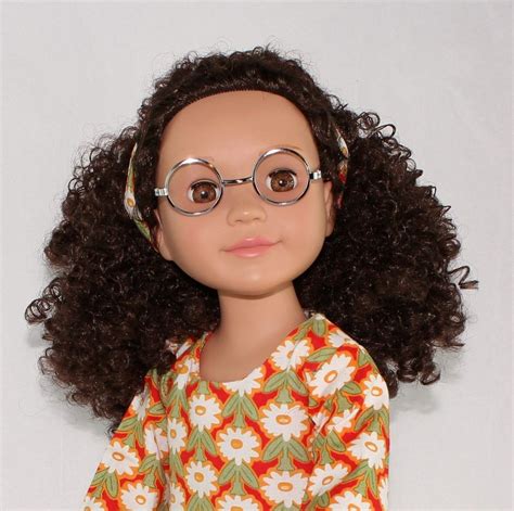 Curly Girls United Dolls! Brunette doll with glasses | Natural hair doll, Curly hair dolls ...