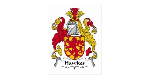 Hawkes Family Crest Postcard | Zazzle.com