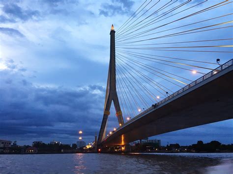 Bangkok's Dramatic Rama VIII Bridge