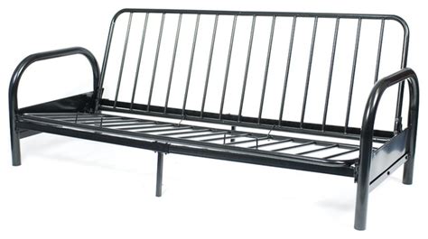 Black Metal Full Size Futon Frame - Contemporary - Futon Frames - by Furnituremaxx