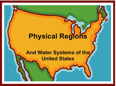 Physical Regions Of The United States Map - Table Rock Lake Map