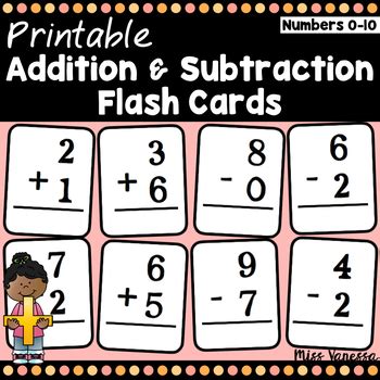 clarissa055: Flashcards Addition And Subtraction