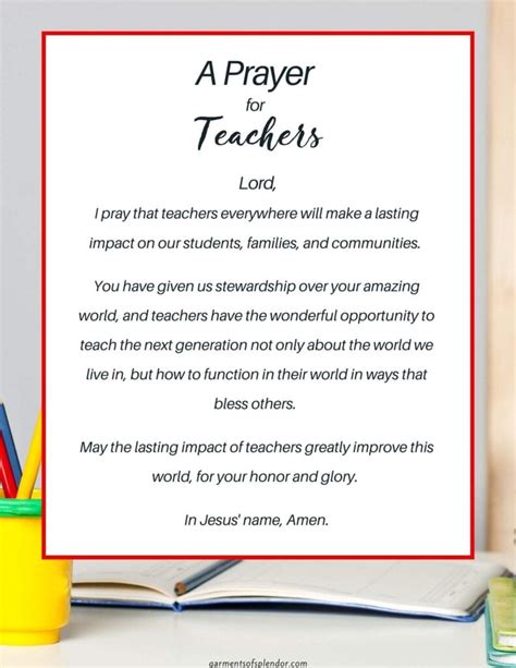 19 Powerful Prayers for Teachers (with Free Printable)