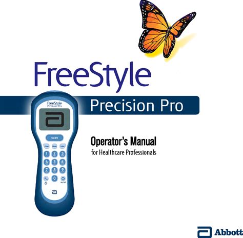 Abbott Diabetes Care FPP01 Freestyle Precision Pro User Manual