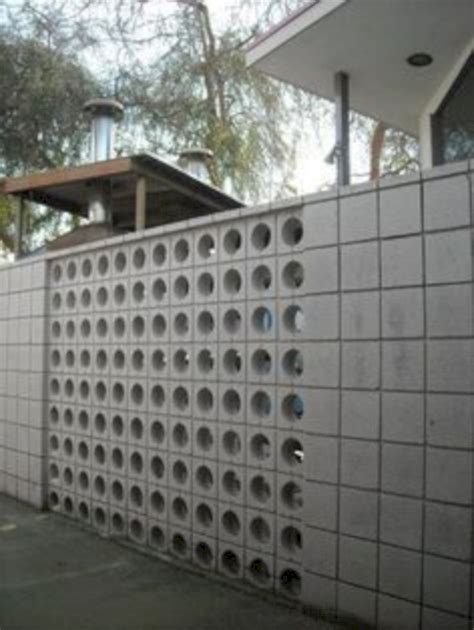 Inspiring Breeze Block Wall Fences Ideasrealivin.net | Concrete block walls, Decorative concrete ...