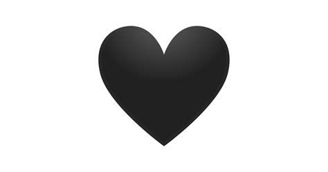 🖤 Corazón Negro Emoji