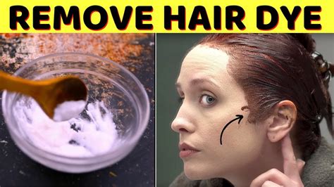 In just 2 minutes remove hair dye color from skin around hairline and hand after it dries - YouTube