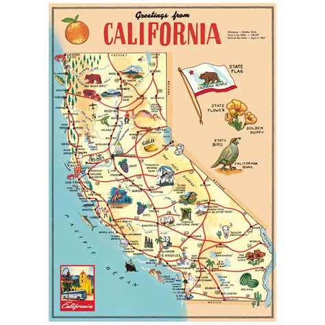 Map Of California Tourist Attractions Printable Maps Tourist - California Tourist Attractions ...