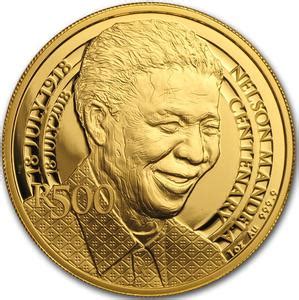 Gold Ounce 2018 Nelson Mandela Centenary, Coin from South Africa - Online Coin Club