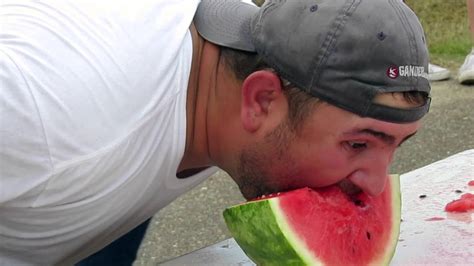 Watermelon Eating Contest - YouTube