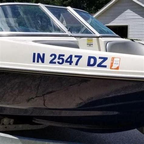 Custom Boat Registration Numbers - Vinyl Lettering Decals in 2020 | Vinyl lettering, Vinyl decal ...