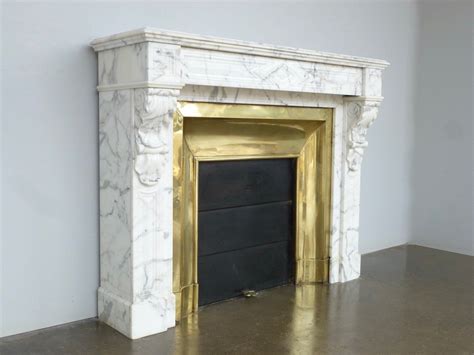 Proantic: Calacatta Marble Fireplace With Modillions