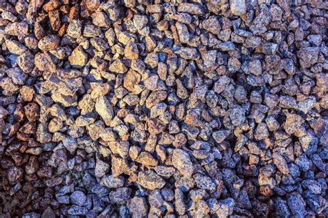 Crushed gravel texture stock photo. Image of pebble, ballast - 59251248