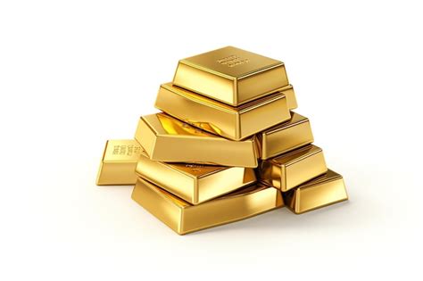 Premium AI Image | a stack of gold bars