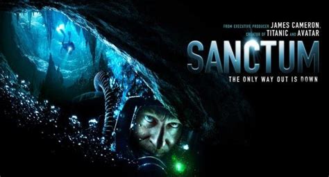 Movie poster and adventure scene of Sanctum. | Download Scientific Diagram