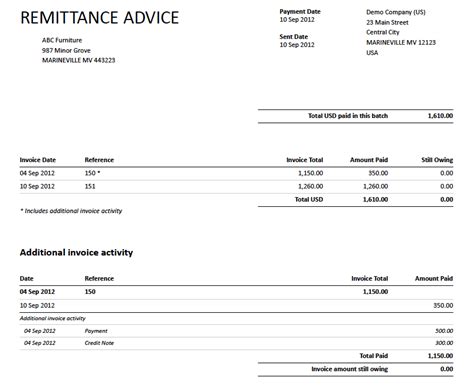 12 Remittance Templates - Excel PDF Formats