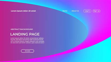 Landing Page Background Design Template 5209817 Vector Art at Vecteezy