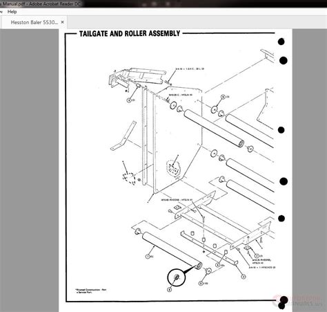 Hesston Baler 5530 Parts Manual | Auto Repair Manual Forum - Heavy Equipment Forums - Download ...