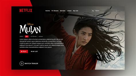 Netflix Landing Page Website | Responsive Website Design using HTML ...