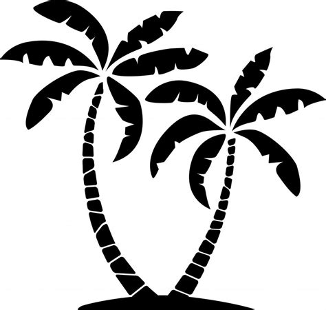 Palm Leaf Outline - ClipArt Best