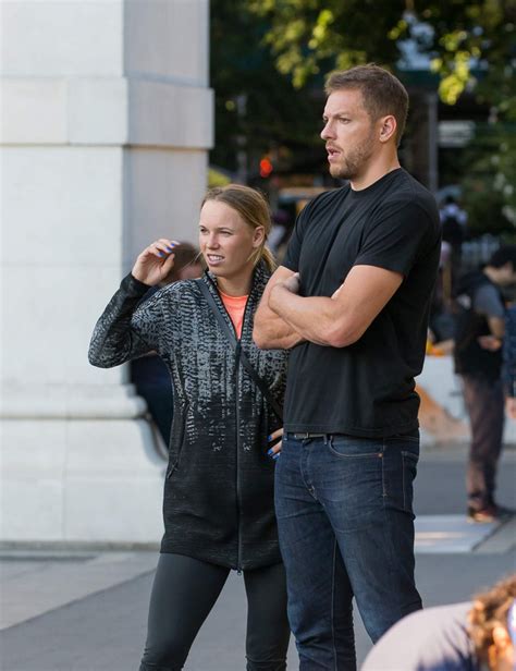 CAROLINE WOZNIACKI and David Lee Out in New York 08/23/2107 – HawtCelebs