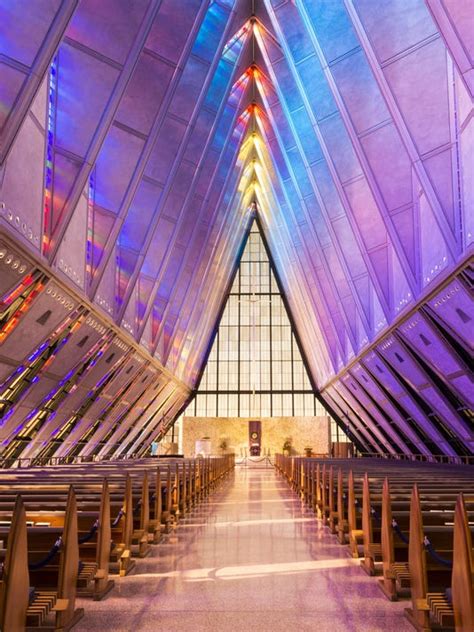 Air Force Academy chapel a beautiful display of color