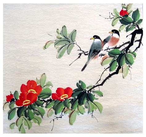 Chinese Painting Bird 15 - Full Image