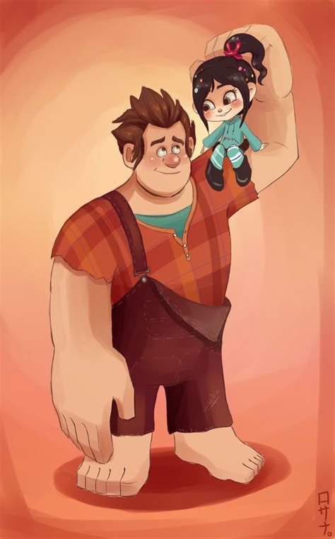 Ralph and Vanellope fanart | Disney fan art, Arte da disney, Animação ...