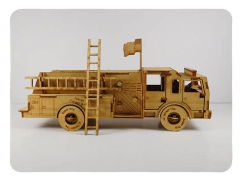 Fire Truck ~ Wood Models Kits you Build