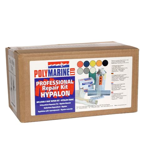 Professional Repair Kit Hypalon - Polymarine RIB Inflatable boat repair