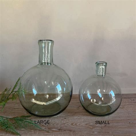 Large round glass vase – Home Barn