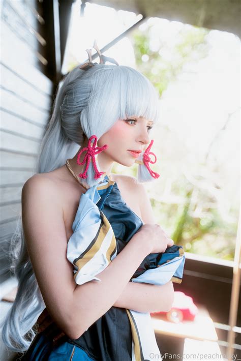 PeachMilky - Kamisato Ayaka cosplay genshin impact[48P] – Telegraph