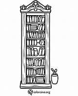 38 Bookshelf Coloring Pages – The Color Cove sketch template