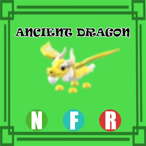 Ancient Dragon NEON FLY RIDE Adopt Me