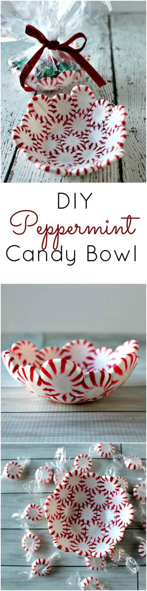 DIY Peppermint Candy Bowls - Princess Pinky Girl