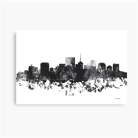 Richmond Skyline Silhouette Richmond line travel illustration landmarks