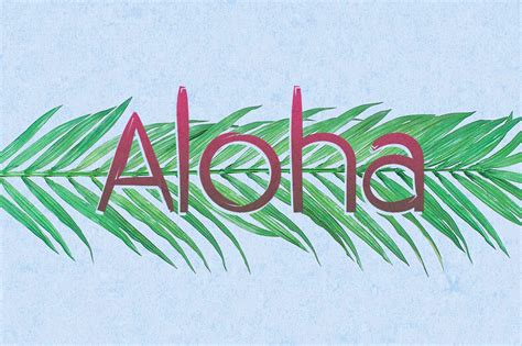 Aloha Font by Rémi Godefroid | FontSpace