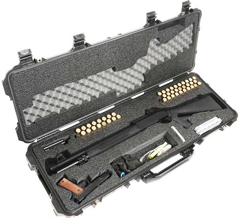 Case Club Waterproof Tactical Shotgun Case with Silica Gel & Accessory Box