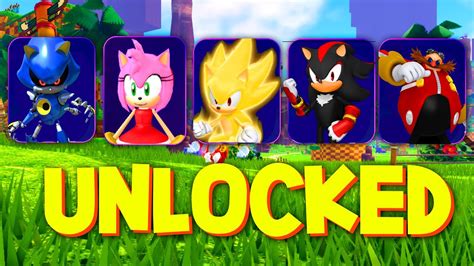 HOW TO UNLOCK ALL CHARACTERS In SONIC SPEED SIMULATOR (ROBLOX) - YouTube