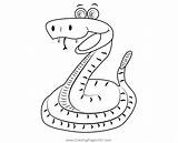 Green Rattlesnake Coloring Page For Kids  Free Snakes Printable sketch template