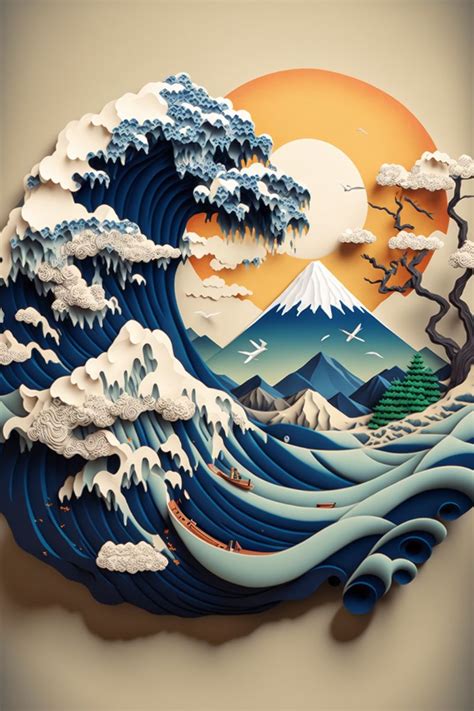 Japanese 3d effect | Art gallery wallpaper, Abstract art wallpaper, Pop ...