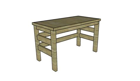 2x4 Desk Plans | MyOutdoorPlans