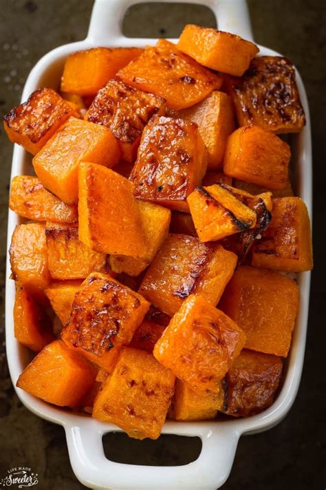 MáPLE CíNNáMON ROáSTED BUTTERNUT SQUáSH | Heaven Food Recipe