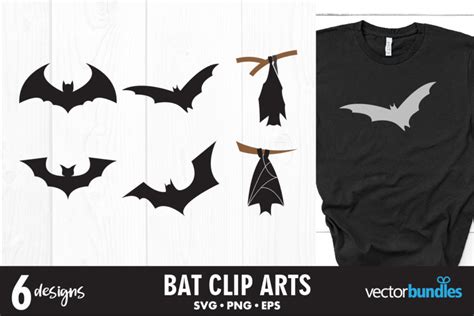 Bat Clipart Bundle Svg - Crella