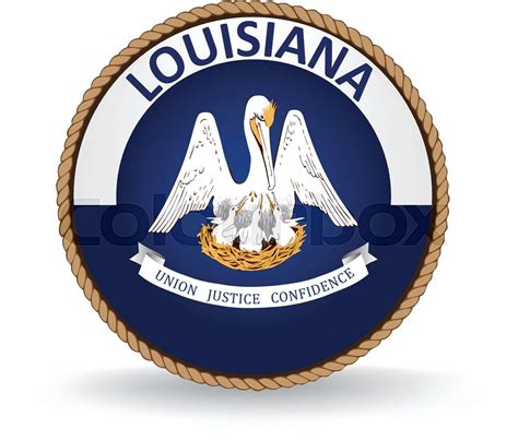 Louisiana State Seal | Stock vector | Colourbox