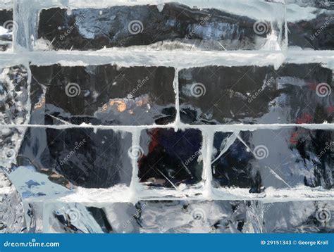 Ice Block Texture Background. Stock Image - Image of glacial ...