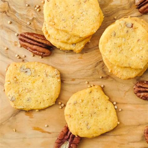 Pecan Cheddar Crackers | Garlic & Zest